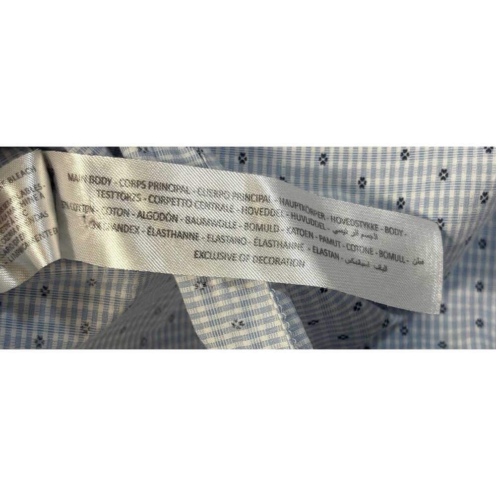 Ariat‎ REAL Men’s XXL Fitted Western Button Shirt Blue Gingham Cowboy Core - Picture 6 of 9